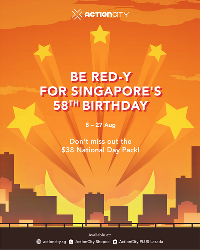 Be Red-y For Singapore's 58th Birthday!