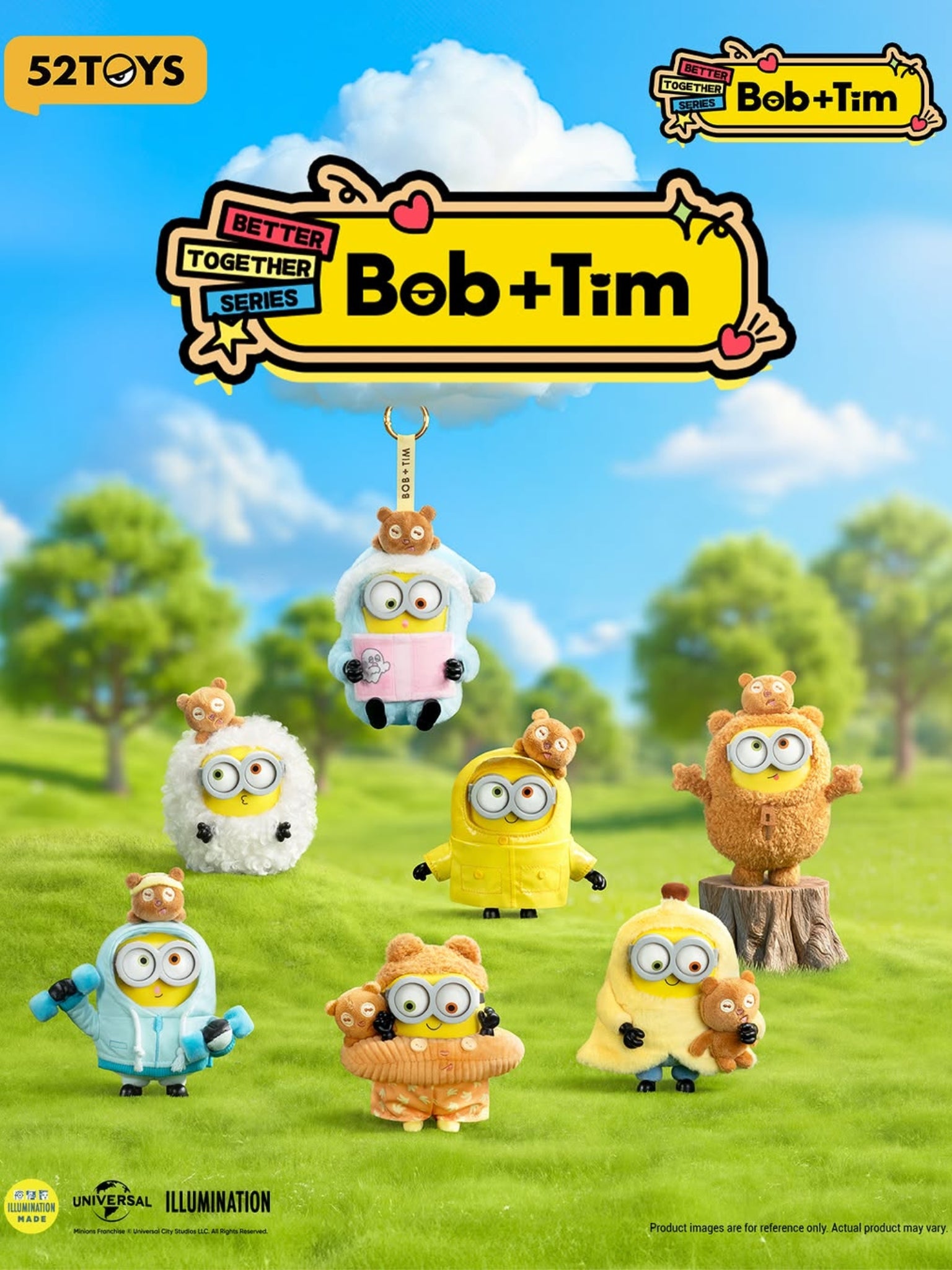 Bob & Tim – Best Buddies Forever Series Vinyl Plush Keychain Blind