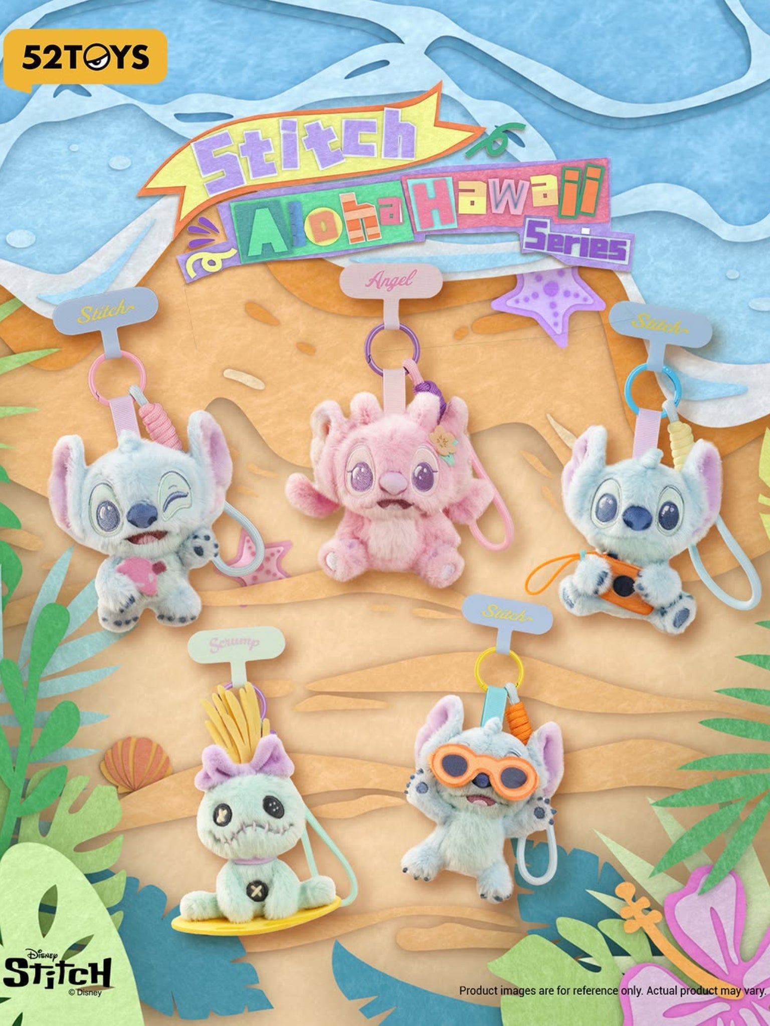 Stitch Aloha Hawaii Series – Plush Phone Strap Blind Box – ActionCity