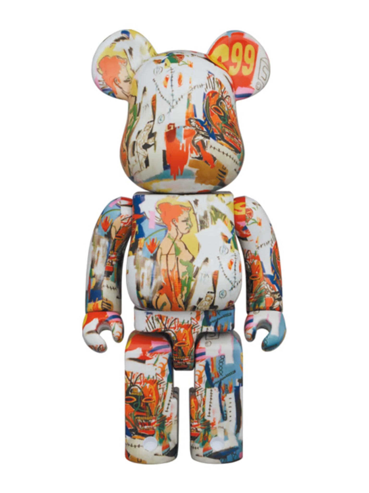 Bearbrick Andy Warhol X Jean-michel Basquiat #4 400% – ActionCity