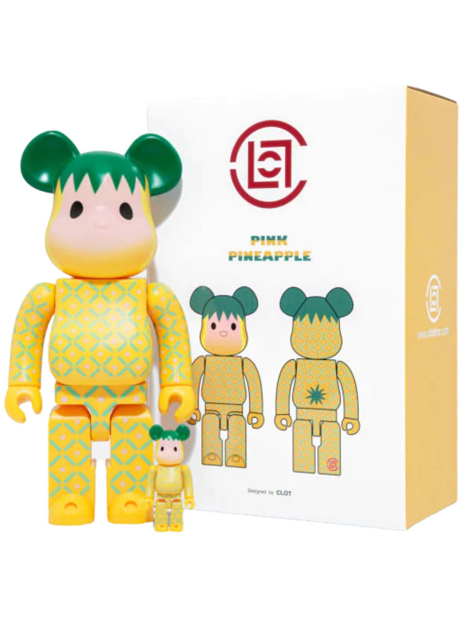 Bearbrick x CLOT Summer Fruits Pink Pineapple 100% & 400% – ActionCity