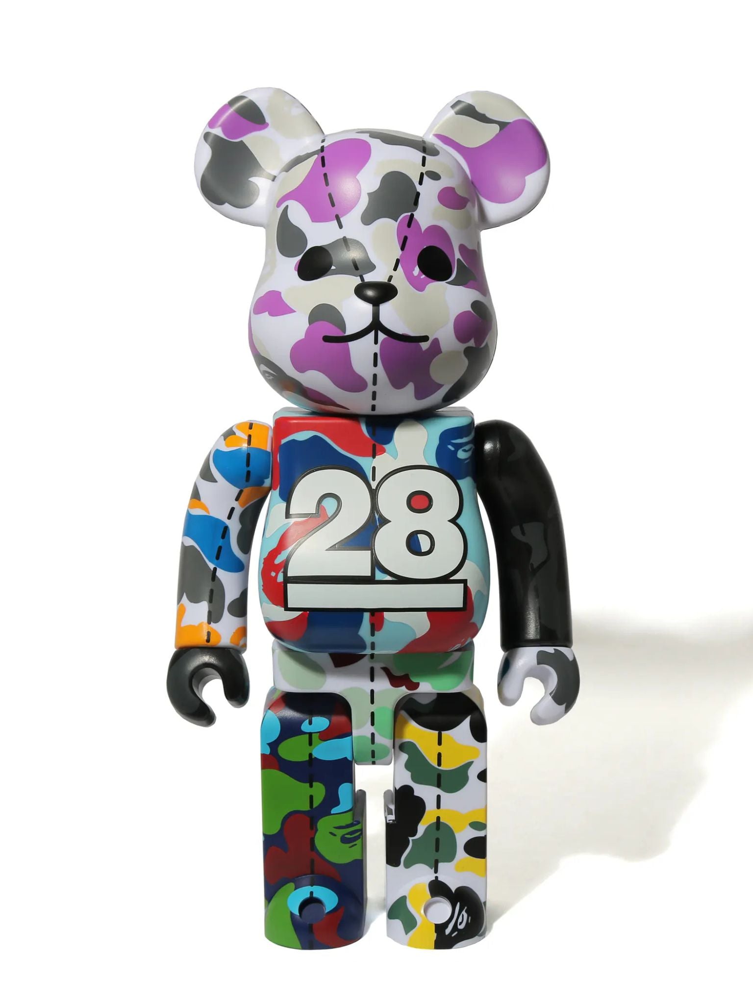 Bearbrick Bape(R) Camo 28th Anniversary Multi 400% #1 – ActionCity