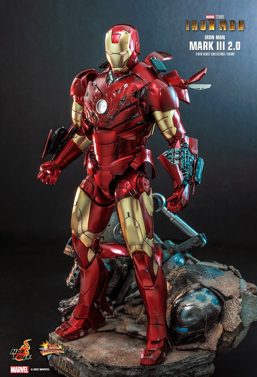 6th Scale Hot Toys Iron Man Mk3 Diecast MMS664D48B Iron Man 1/6th