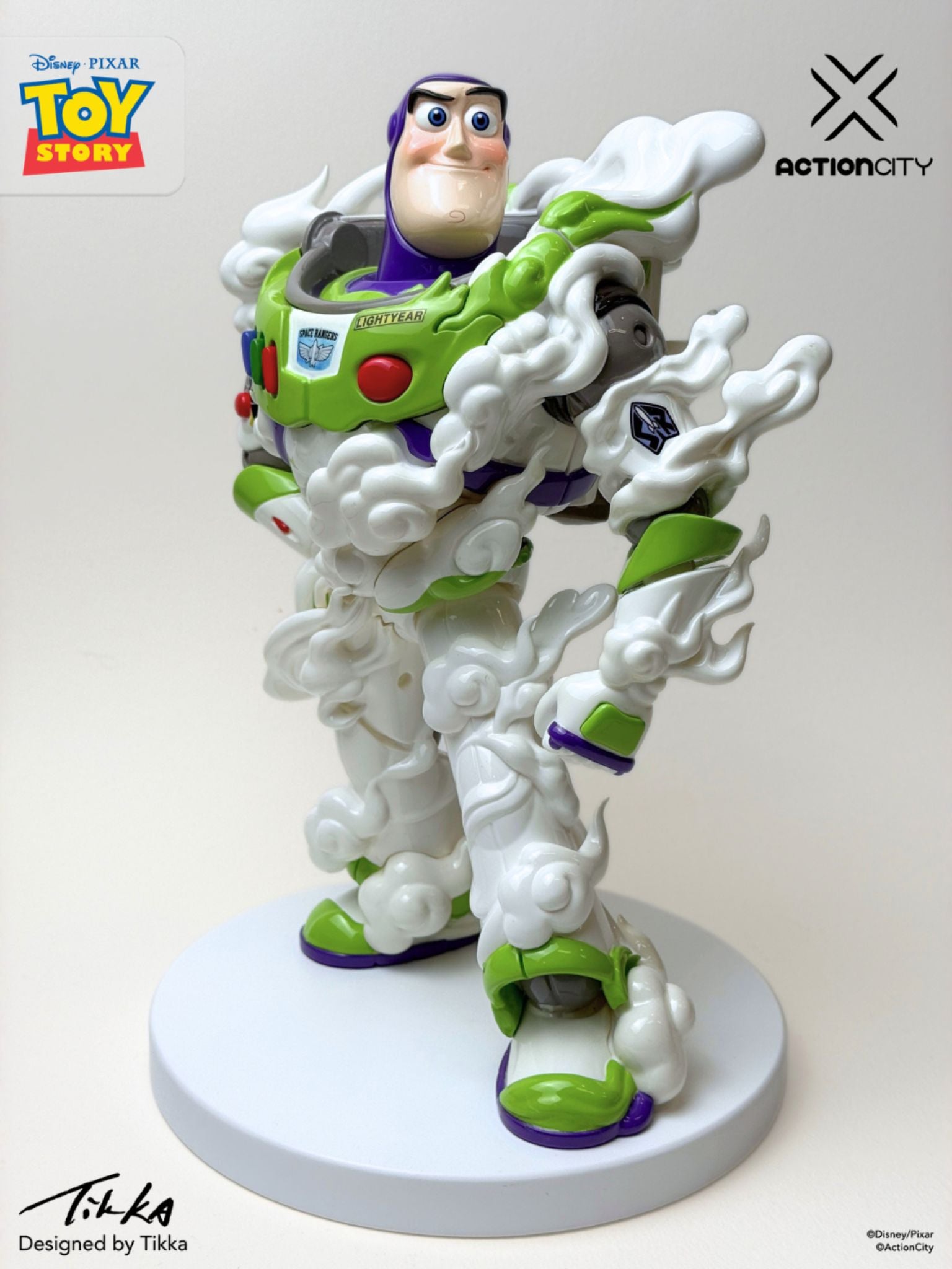 Disney Pixar Buzz Lightyear フィギュア Disney Buzz Lightyear × ActionCity feat. Tik Ka | Cloudism Collection