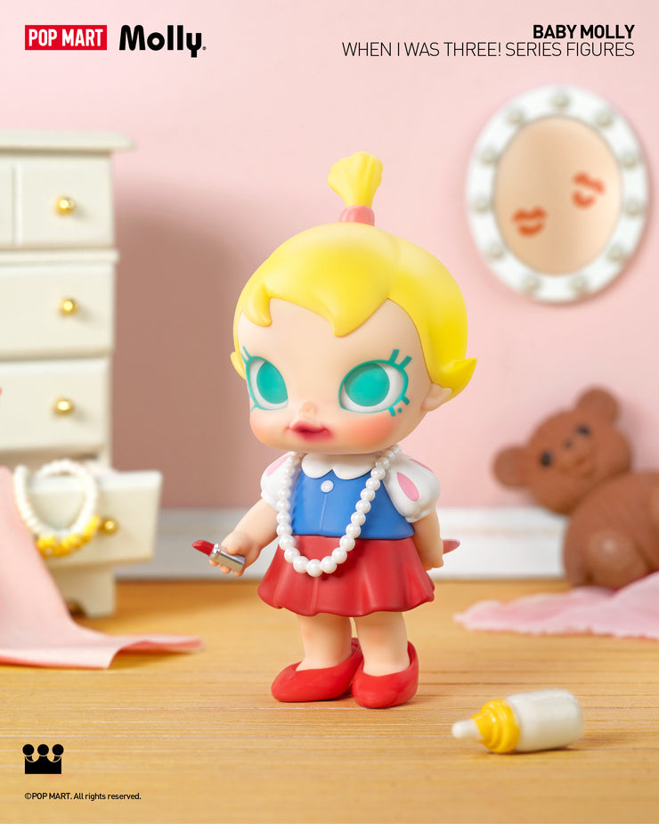 POP MART Baby Molly When I was Three! Series Figures