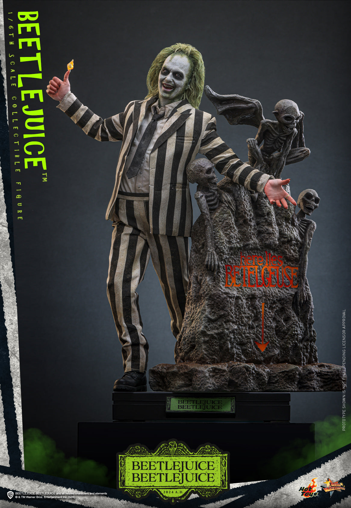Beetlejuice フィギュア MMS767 - Beetlejuice Beetlejuice - 1/6th scale Beetlejuice