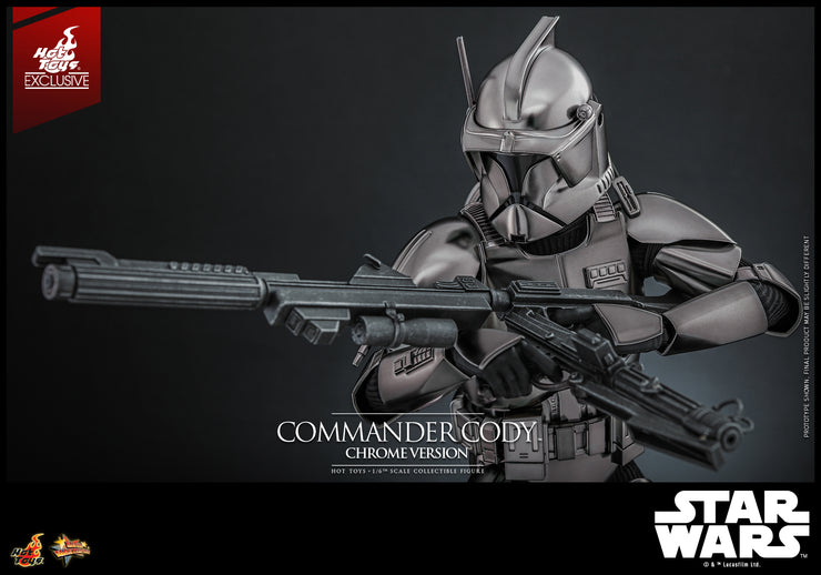 [Pre-Order Exclusive] MMS734 - Star Wars: Episode III Revenge of the Sith - 1/6th scale Commander Cody™ (Chrome Version) Collectible Figure [Hot Toys Exclusive]