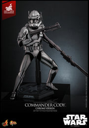 [Pre-Order Exclusive] MMS734 - Star Wars: Episode III Revenge of the Sith - 1/6th scale Commander Cody™ (Chrome Version) Collectible Figure [Hot Toys Exclusive]