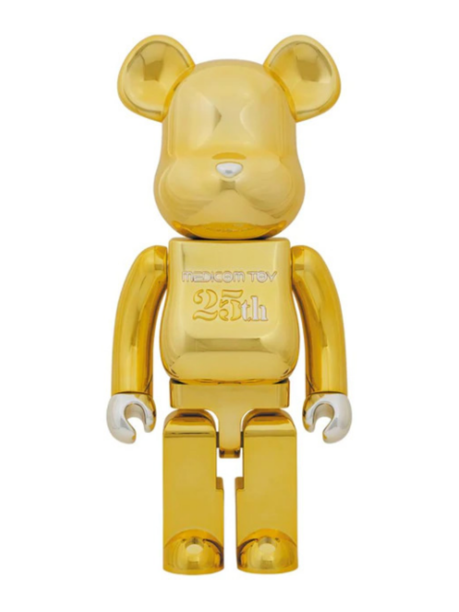 その他 MEDICOM TOY - BE@RBRICK 25th Anniversary Model BE@RBRICK Medicom Toy 25th Anniversary Model Gold 100% & 400