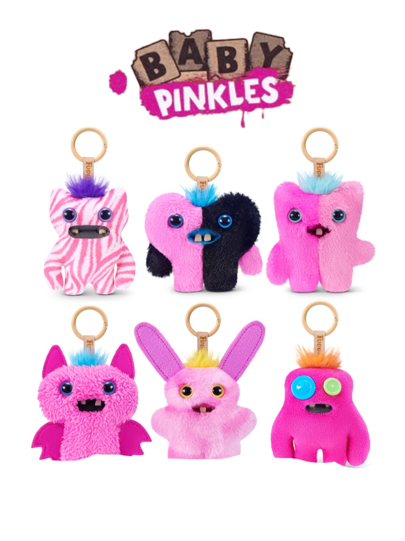 Cute Tooth Monster Cute Fun Powder Treasure Keychain