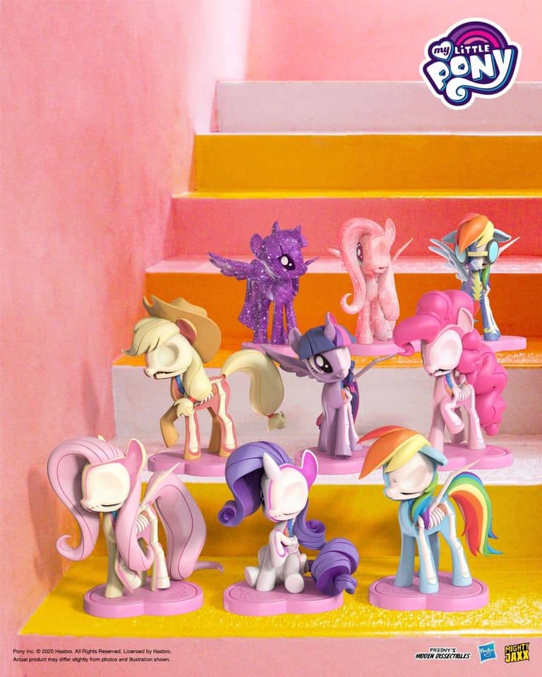 Mighty Jaxx Freenys Hidden Dissectibles My Little Pony Series 1 Fluttershy  New