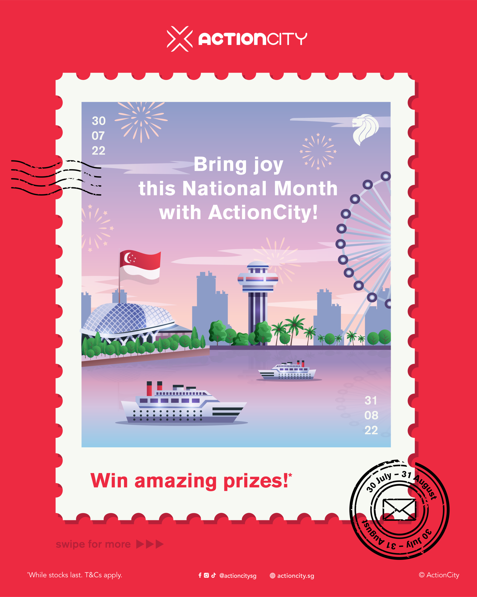 A month-long celebration of our Nation's birthday at ActionCity!