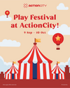 It's a party festival at ActionCity!