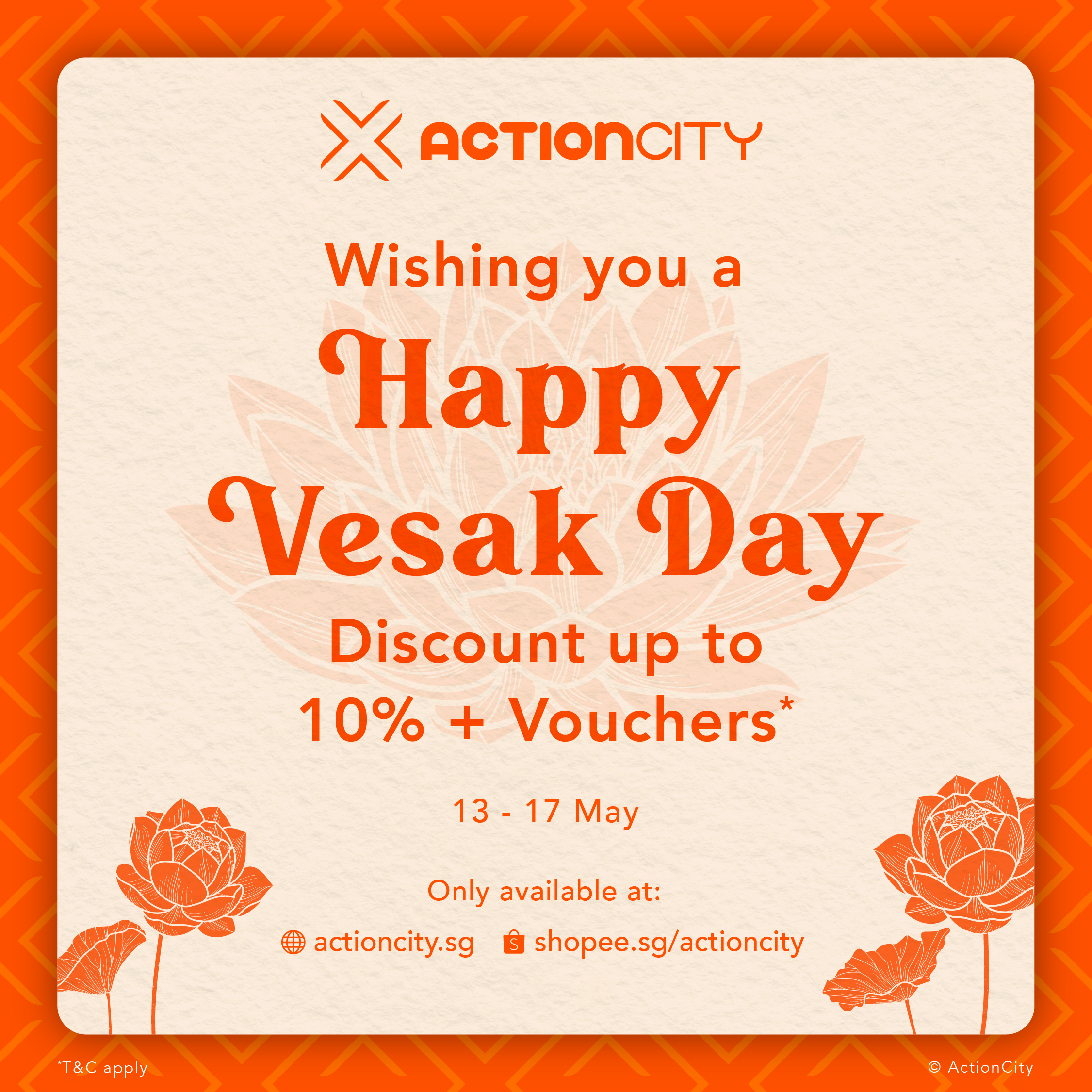 Pamper yourself with our Vesak Day deals!