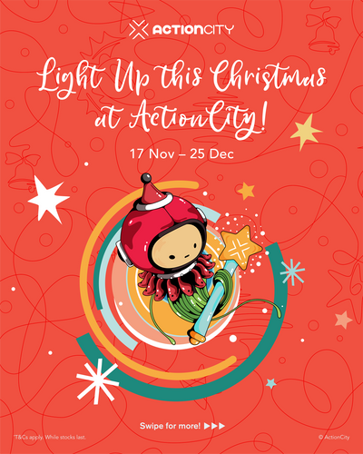 Light up this Christmas at ActionCity!