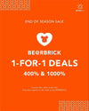 1-For-1 BE@RBRICK 400% and 1000%