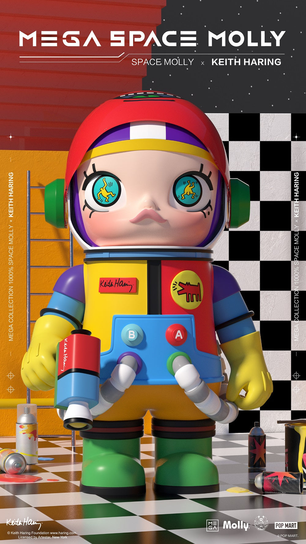 [Draw to Purchase] Mega Space Molly x Keith Haring 1000%