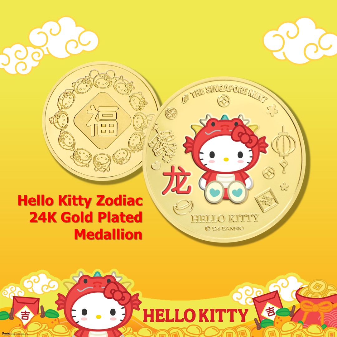 [Pre-Order] SANRIO HELLO KITTY ZODIAC 24K GOLD-PLATED