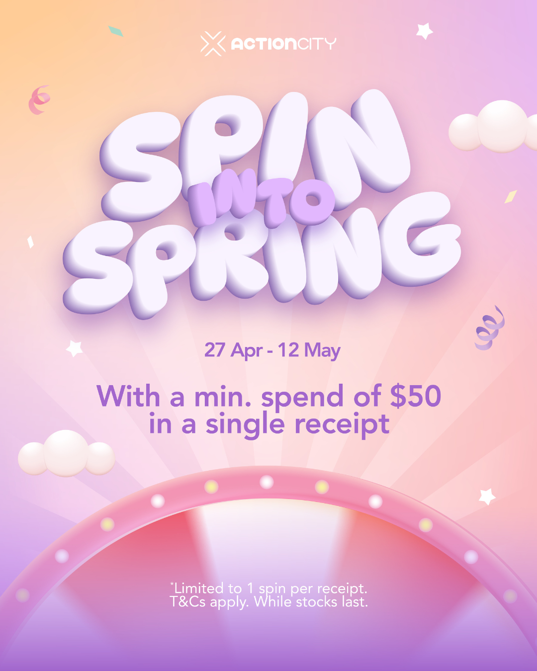Spin into Spring with us!