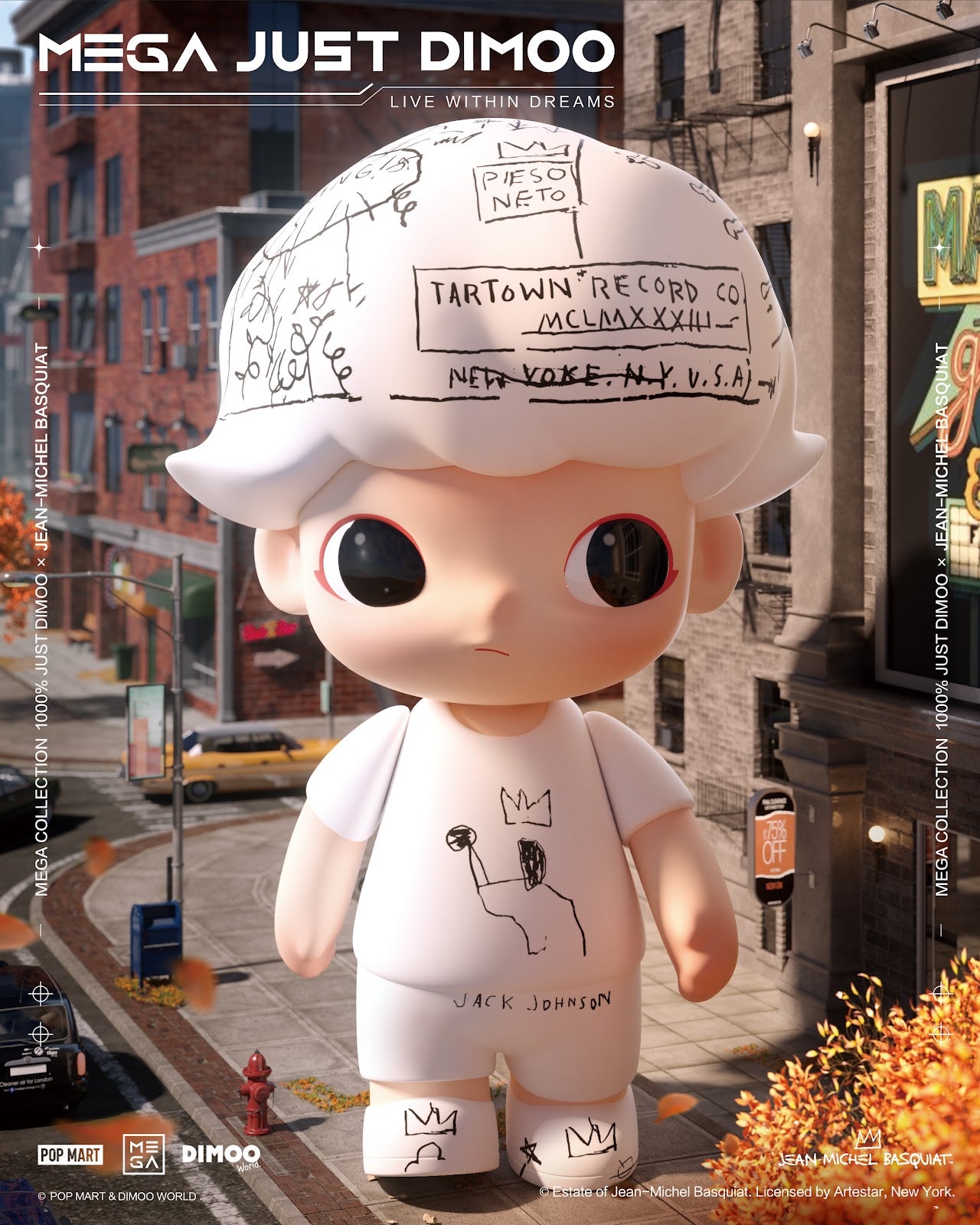 [Draw to Pre-order] MEGA Just Dimoo Jean-Michel Basquiat 1000%