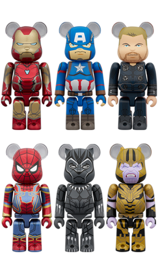 BE@RBRICK Chase Marvel #1 Blind Box