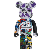 BE@RBRICK BAPE 28th Camo Multi 1000% #1