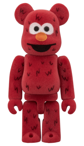 [Pre-Order] BE@RBRICK ELMO FLOCKY Ver. 100％ & 400％