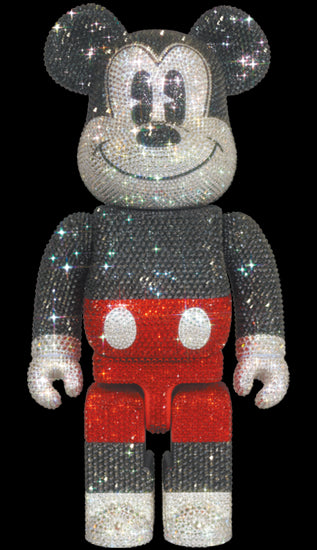 Medicom Toy Bearbrick Swarovski CRYSTAL DECORATE PIERCE
