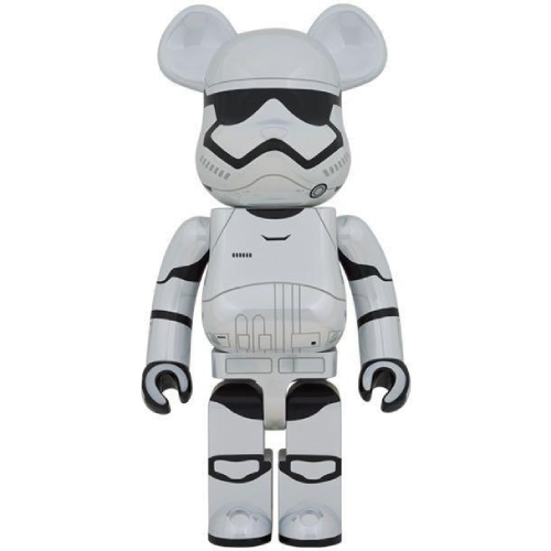 BE@RBRICK First Order Stormtrooper(TM) (The Force Awakens Ver. EP 7) Chrome Ver. 1000%