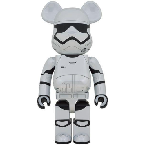BE@RBRICK First Order Stormtrooper(TM) (The Force Awakens Ver. EP 7) Chrome Ver. 1000%(ASK)