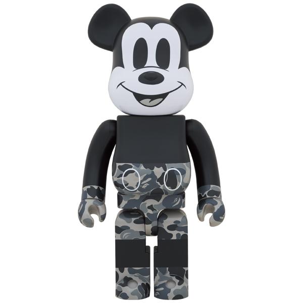 BE@RBRICK BAPE(R) Mickey Mouse Monotone Ver. 1000% (ASK)