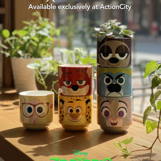 Disney Zootopia Tiny Things Stacking Cups