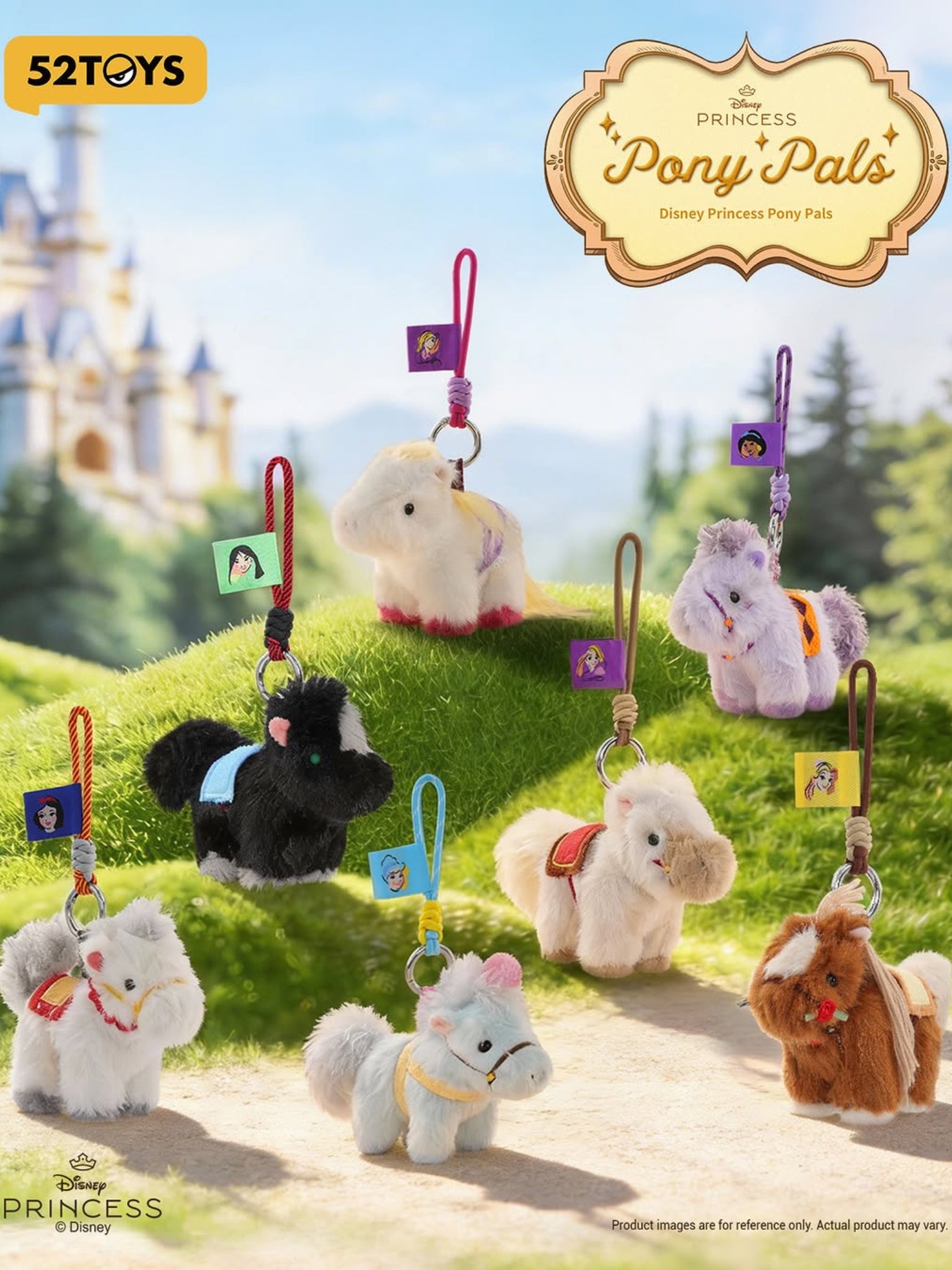 Disney Princess Pony Pals Series Plush Keychain - ActionCity