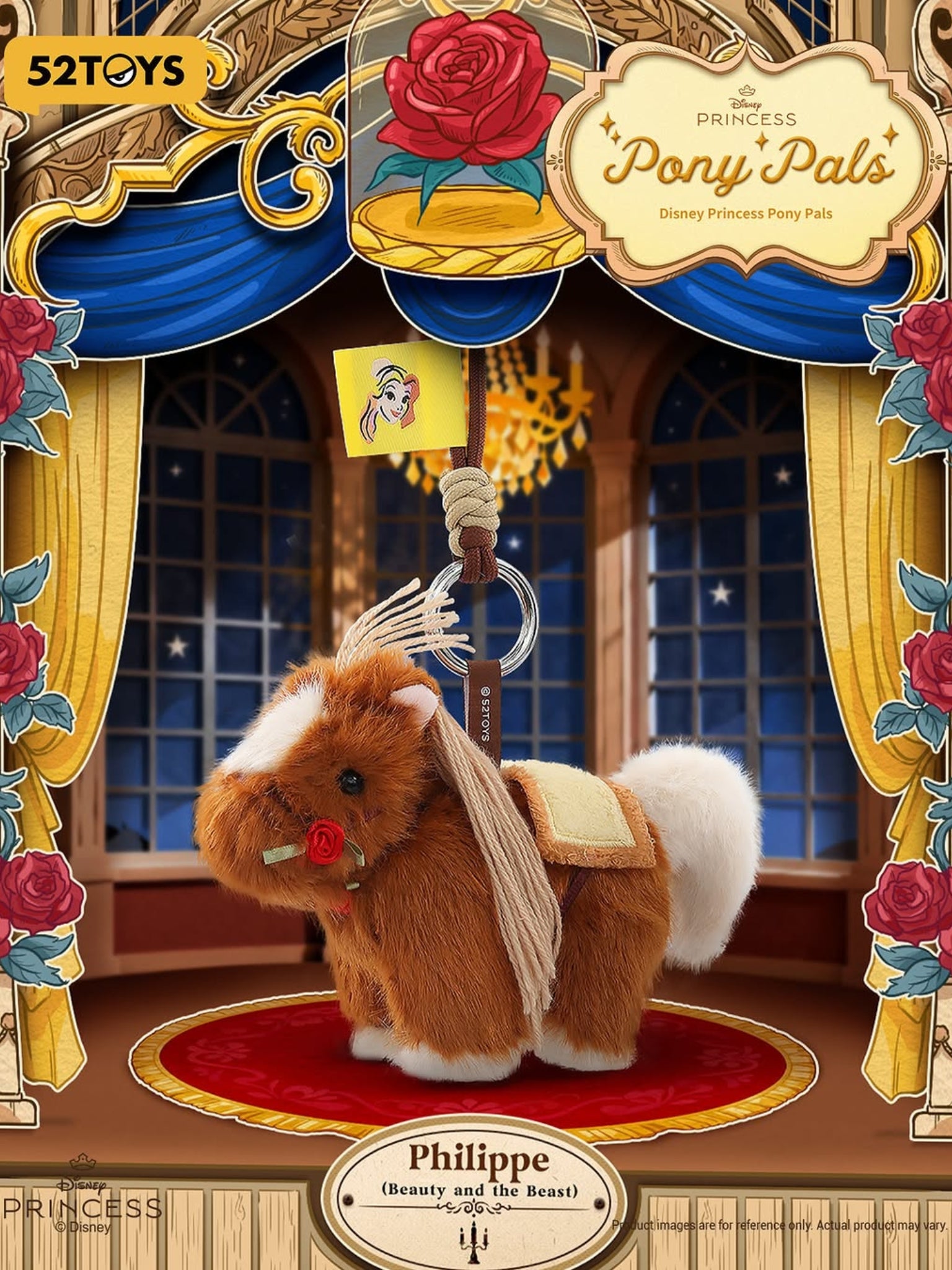 Disney Princess Pony Pals Series Plush Keychain - ActionCity