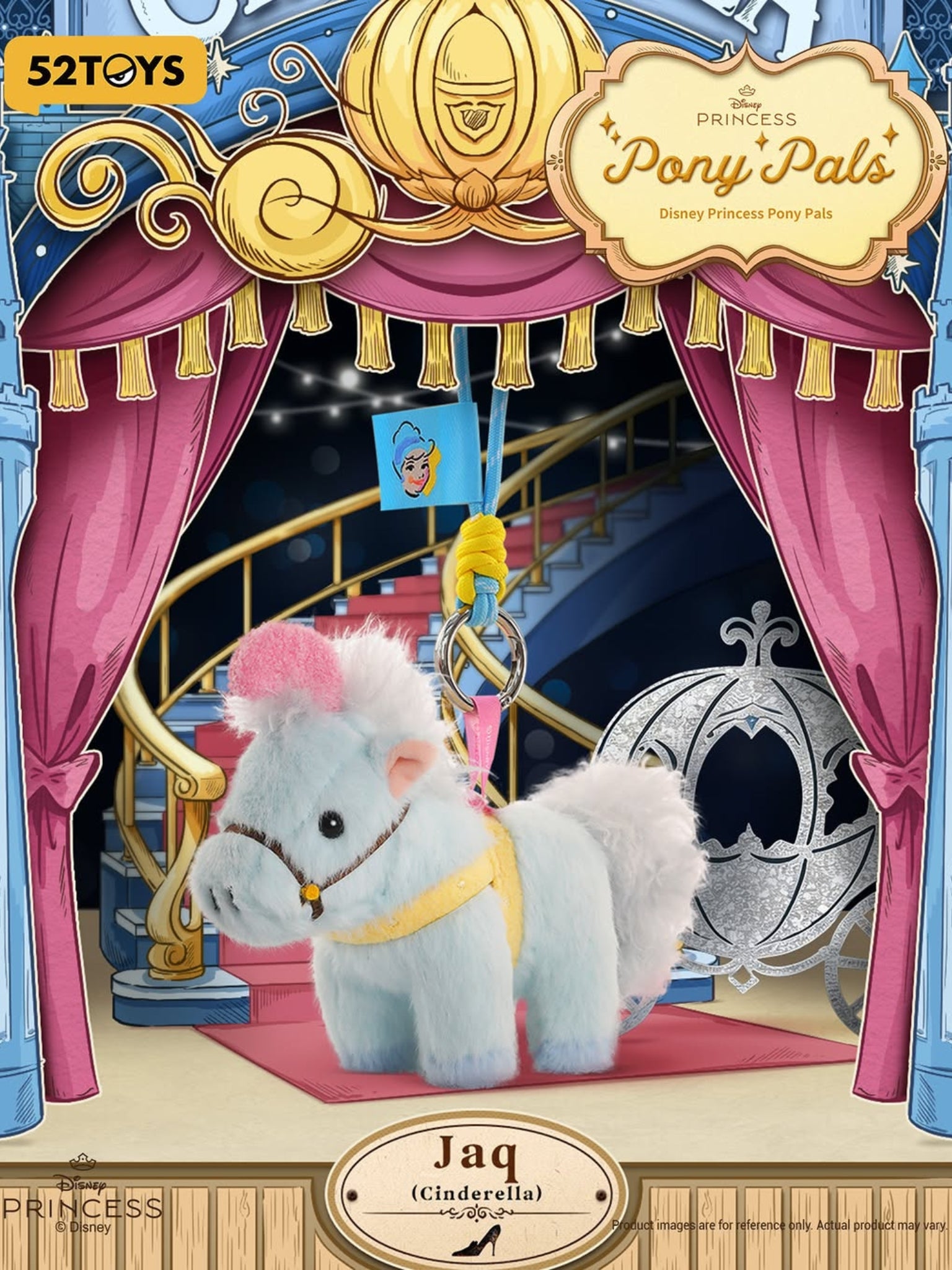 Disney Princess Pony Pals Series Plush Keychain - ActionCity