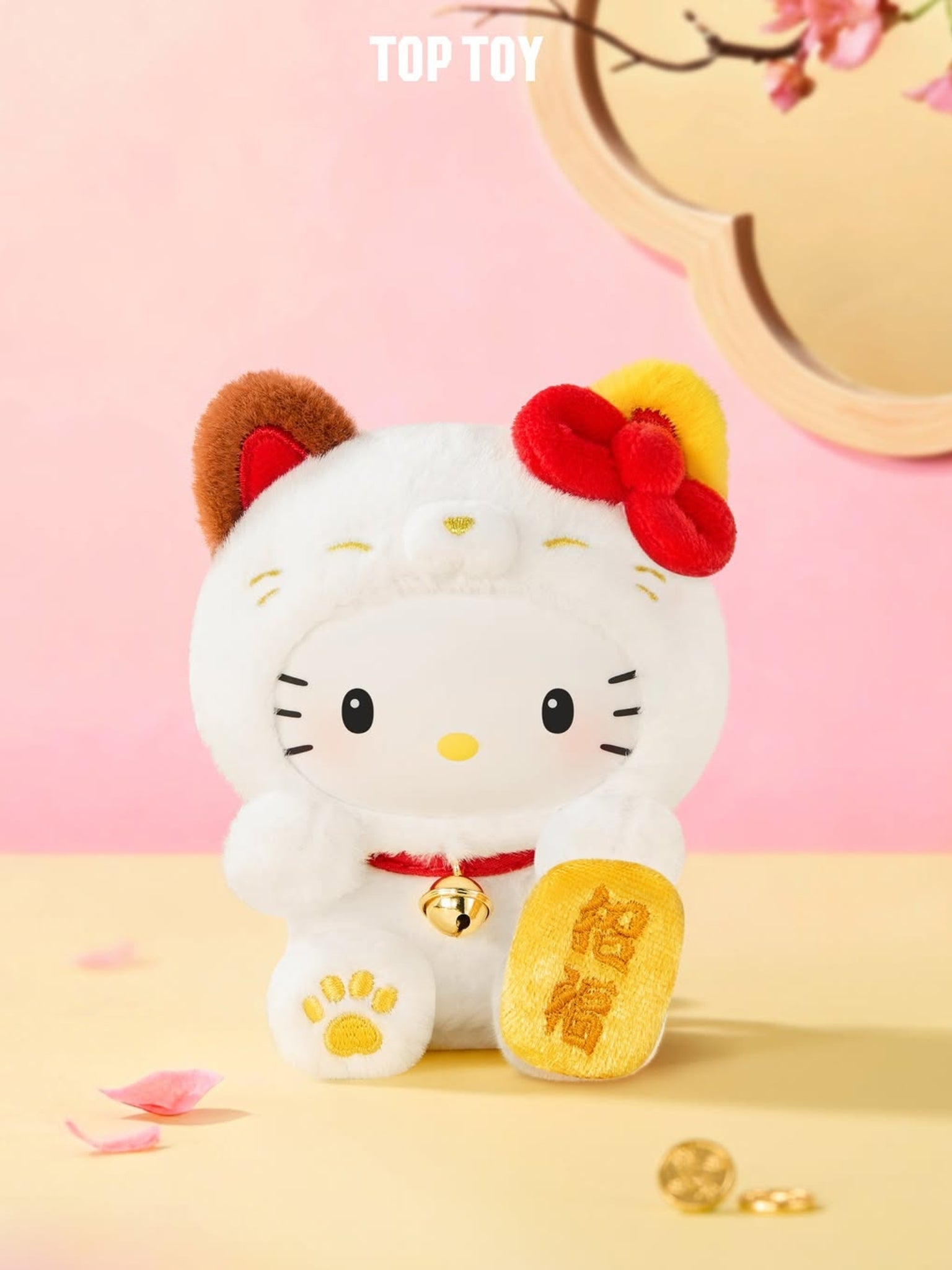 Sanrio Characters Lucky Cat Series Plush Pendant Blind Box - ActionCity