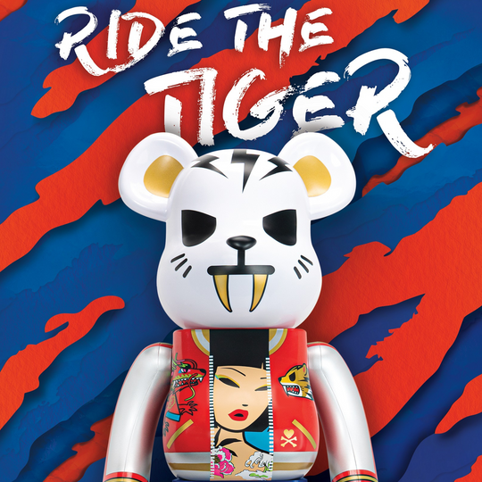 ActionCity x tokidoki BE@RBRICK 1000% (Electric Tiger)
