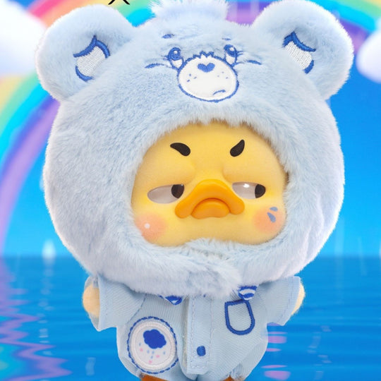 Upsetduck x Carebears Neon Sweetheart Duck Plush Keychain Blind Box