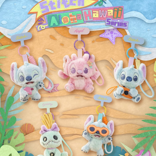 Stitch Aloha Hawaii Series – Plush Phone Strap Blind Box