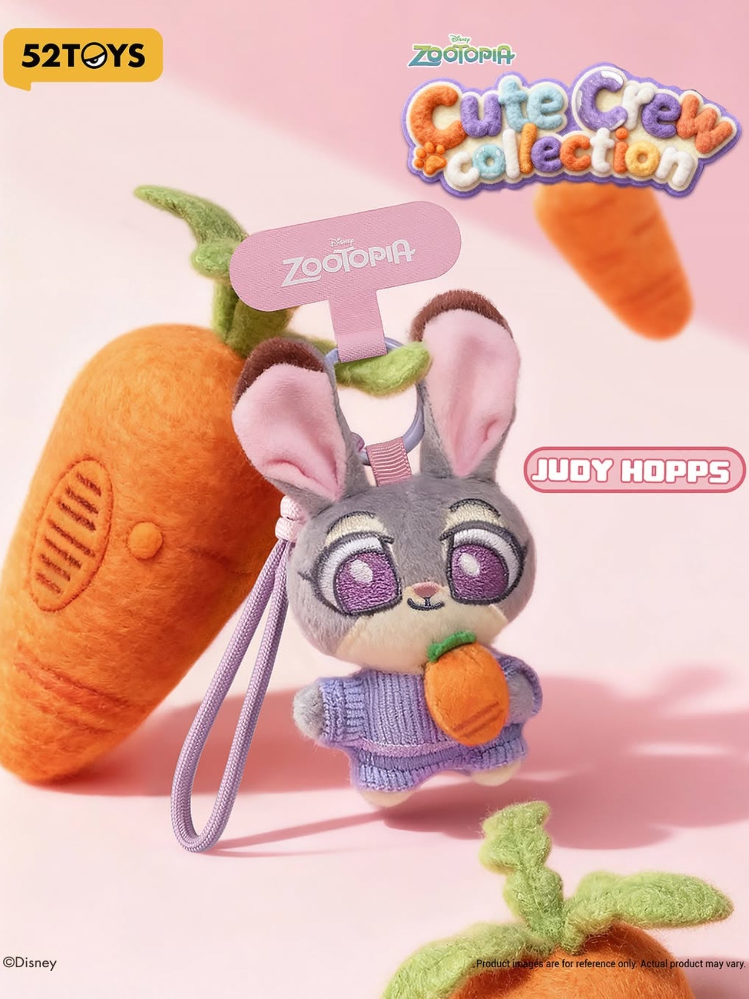 Zootopia Cute Crew Collection Plush Phone Strap Blind Box