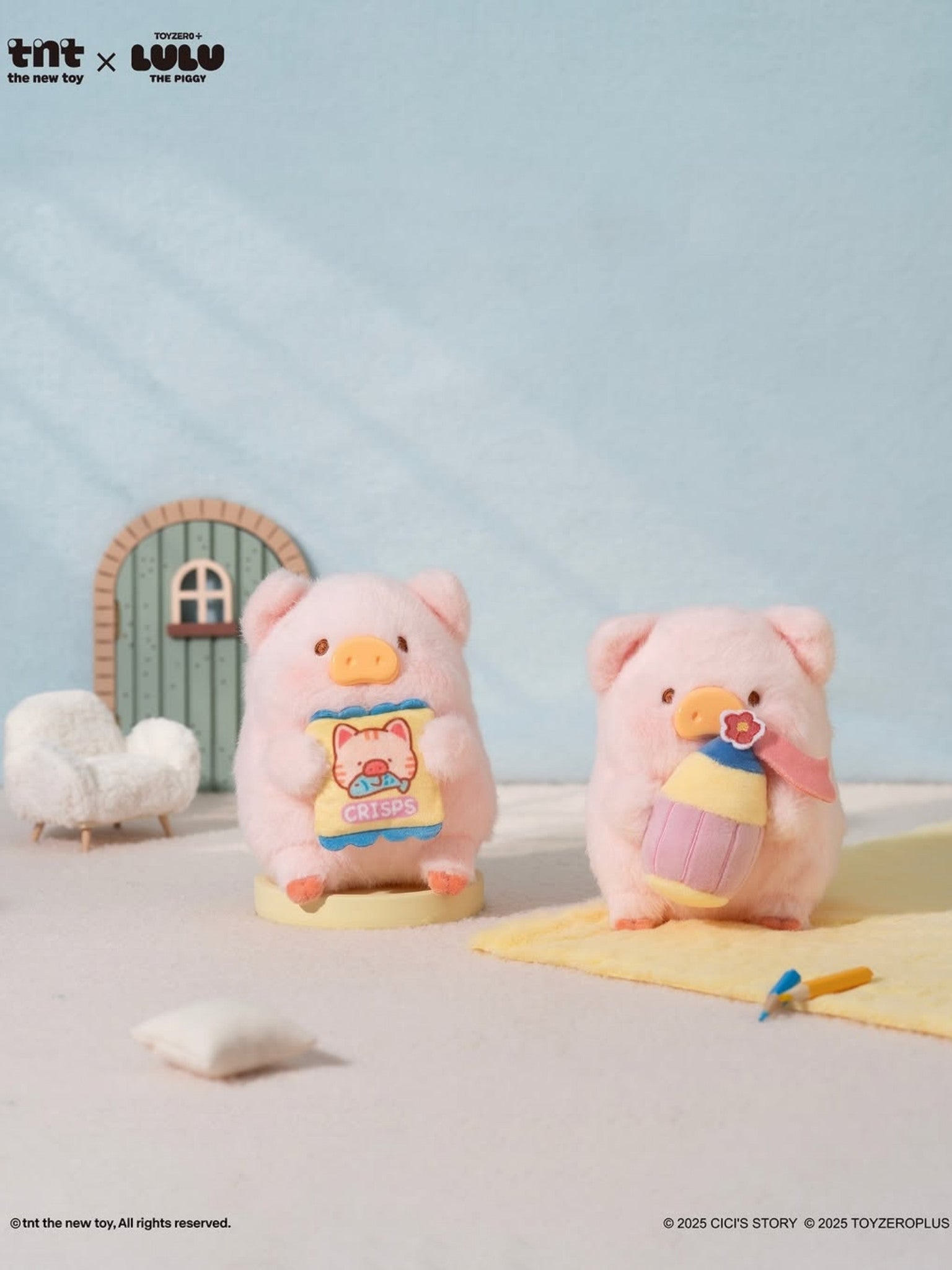 LuLu the Piggy Come Play Series Plush Pendant