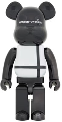 BE@RBRICK Medicom Toy Plus Black Chrome Ver. 1000%