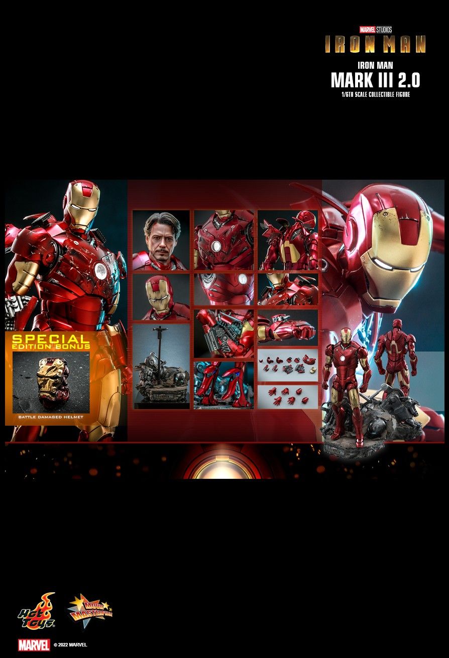 MMS664D48B - Iron Man - 1/6th scale Iron Man Mark III (2.0) (Special Edition)