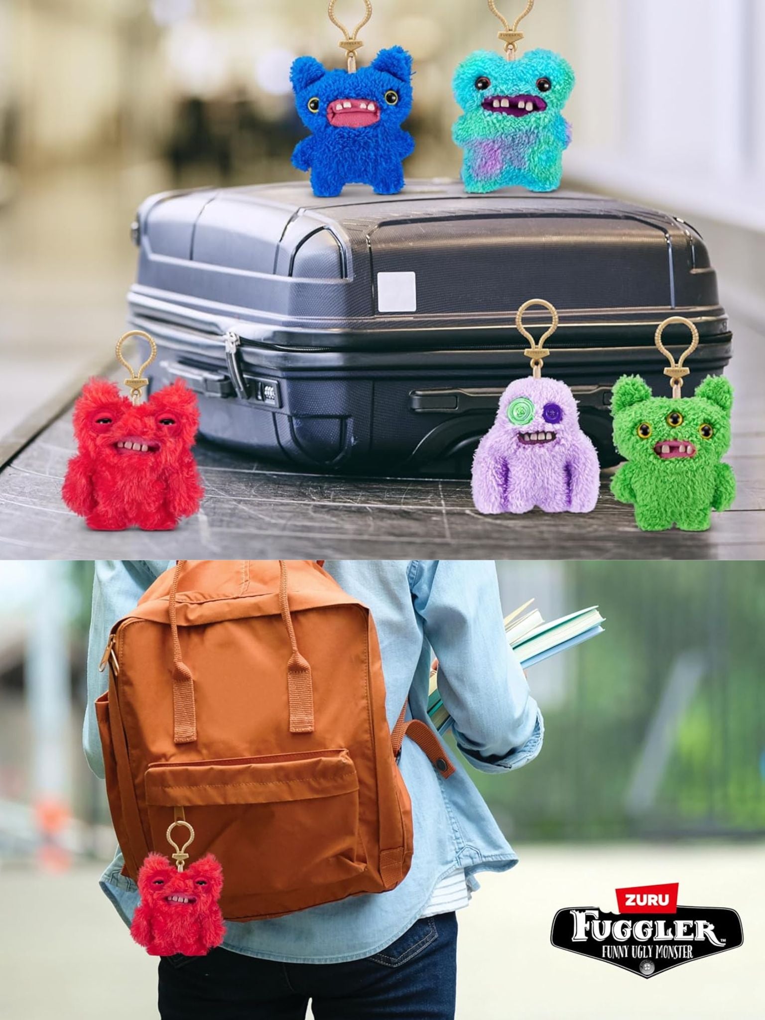 Fuggler Keyrings 5" Series 3 Plush Hang Tag - ActionCity