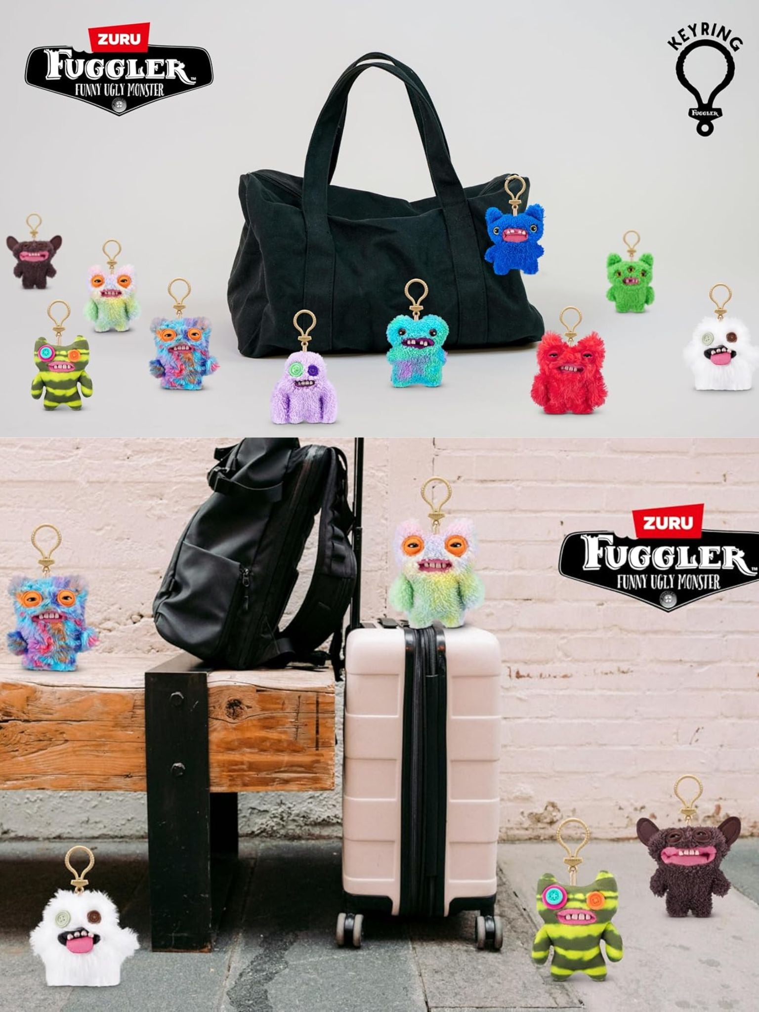 Fuggler Keyrings 5" Series 3 Plush Hang Tag - ActionCity