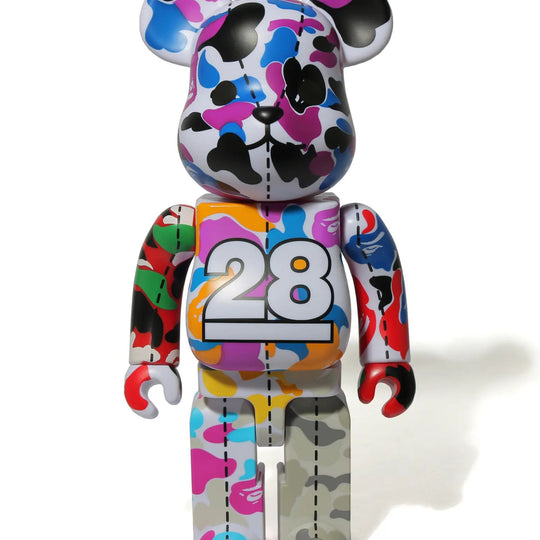Bearbrick Bape(R) Camo 28th Anniversary Multi 400% #2