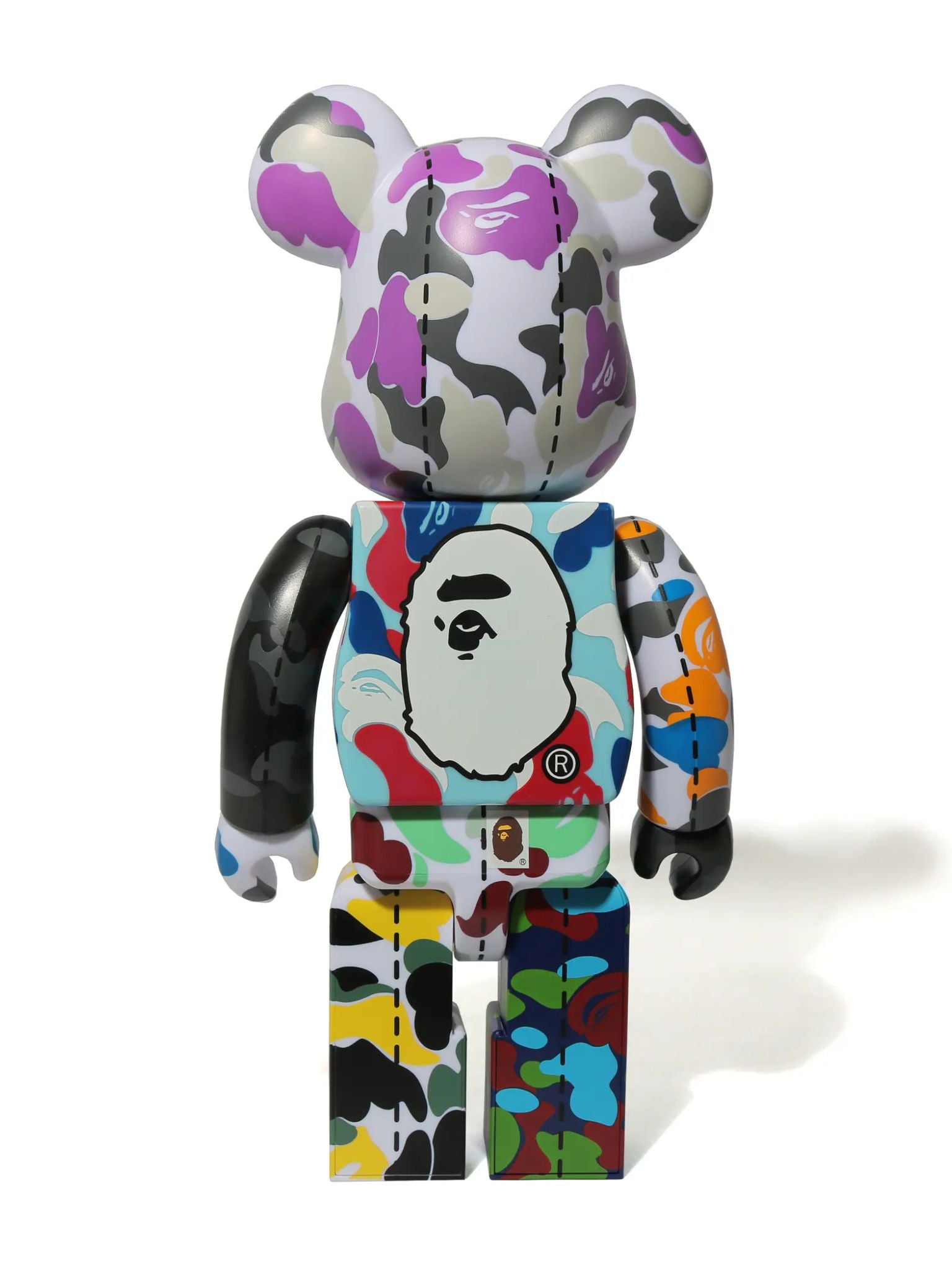 Bearbrick Bape(R) Camo 28th Anniversary Multi 400% #1 – ActionCity