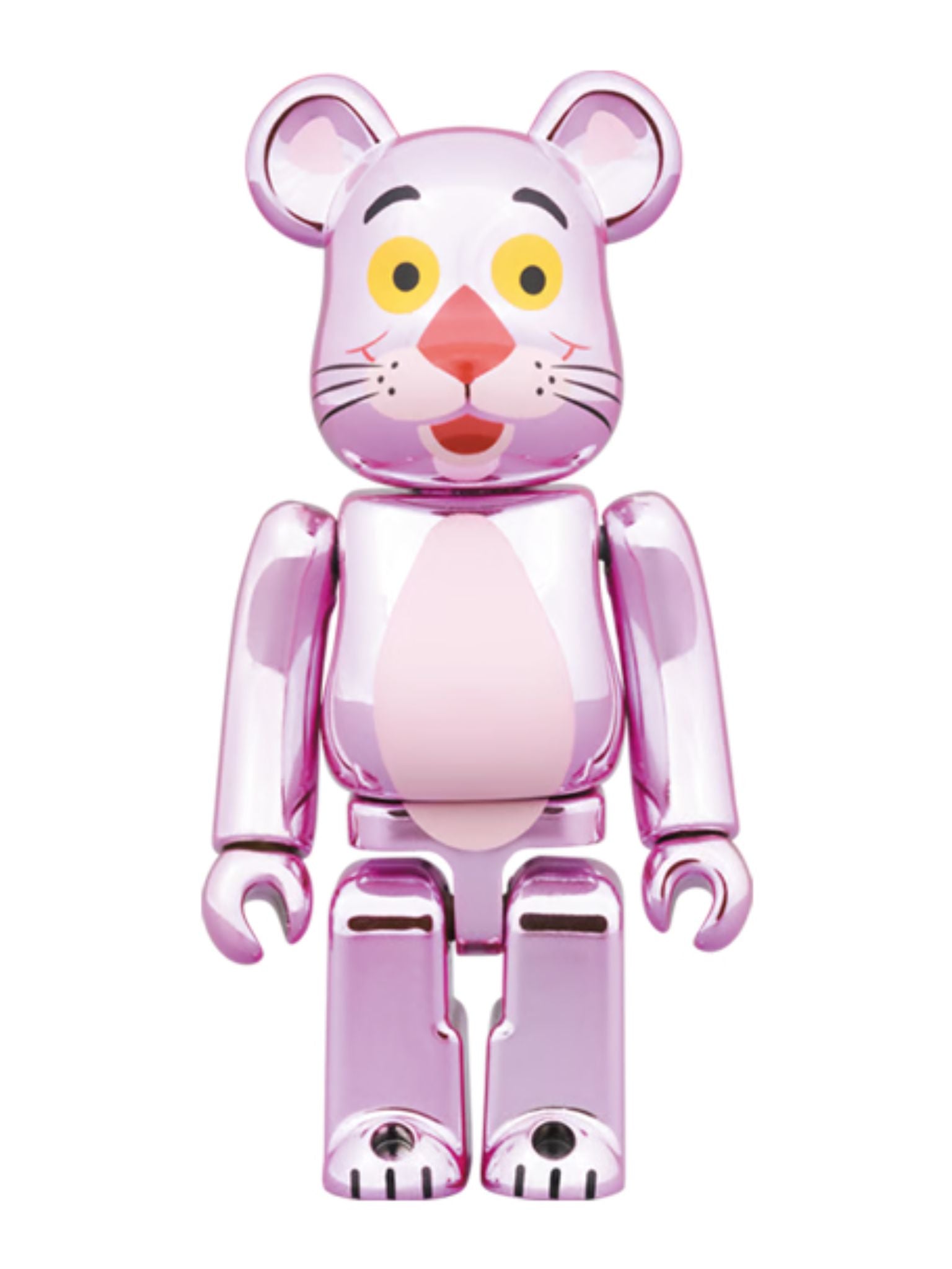 Bearbrick Pink Panther Chrome Ver. 100% & 400%
