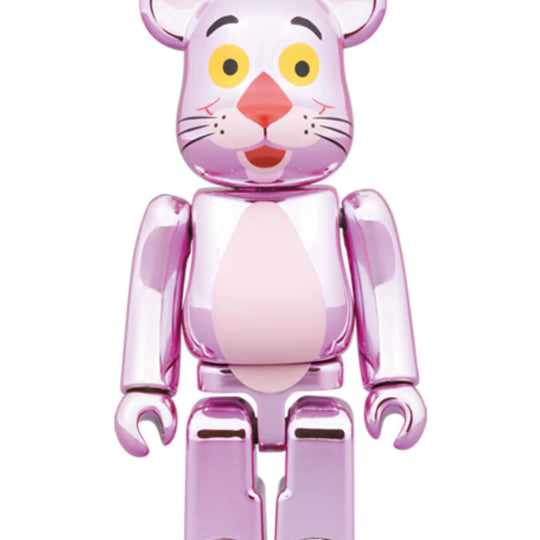 Bearbrick Pink Panther Chrome Ver. 100% & 400%
