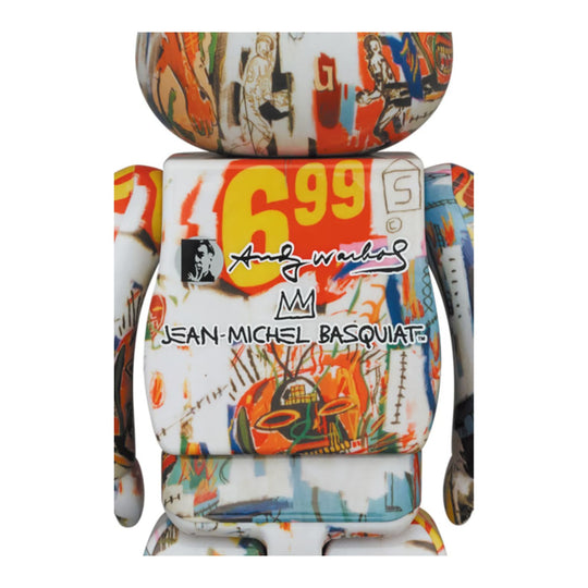 Bearbrick Andy Warhol X Jean-michel Basquiat #4 400%